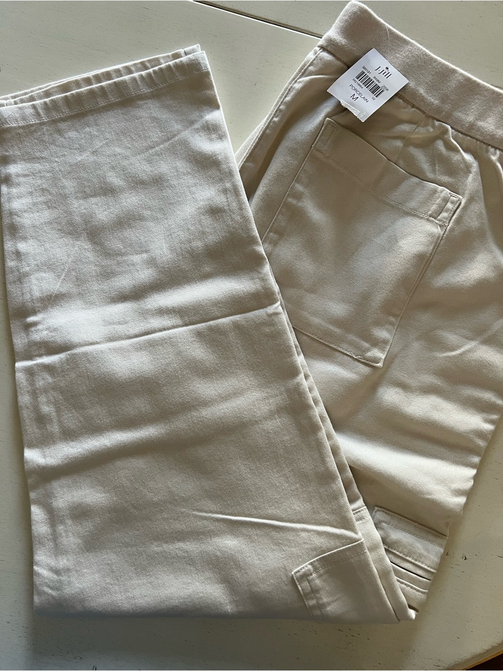 J Jill Cargo Cropped Pull On Pants NWT Medium